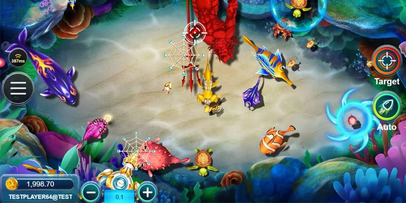 Bắn vào điểm đầu khi chơi game bắn cá ăn tiền online