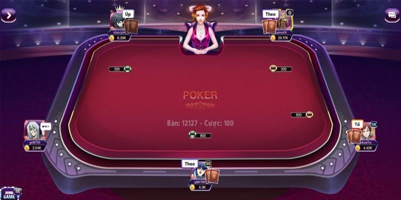 Lựa chọn vị trí ngồi trong trận game bài Poker Việt Nam