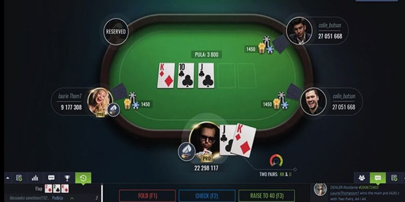 Sòng bài poker online có tỷ lệ trả thưởng cao